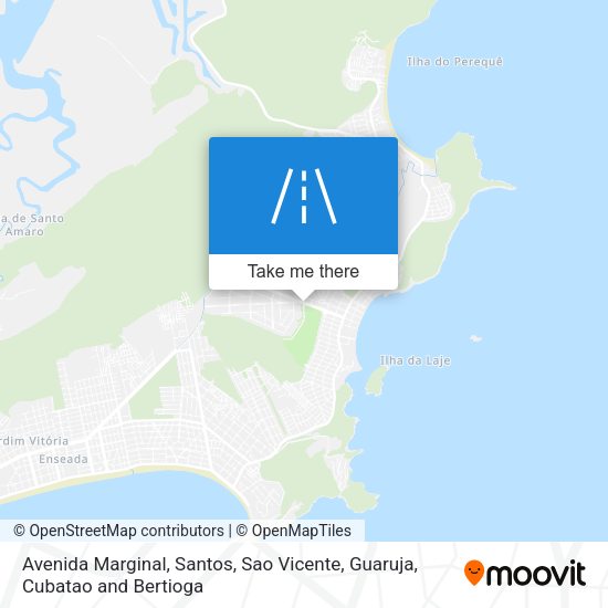 Avenida Marginal map