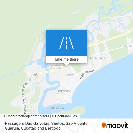 Passagem Das Gaivotas map
