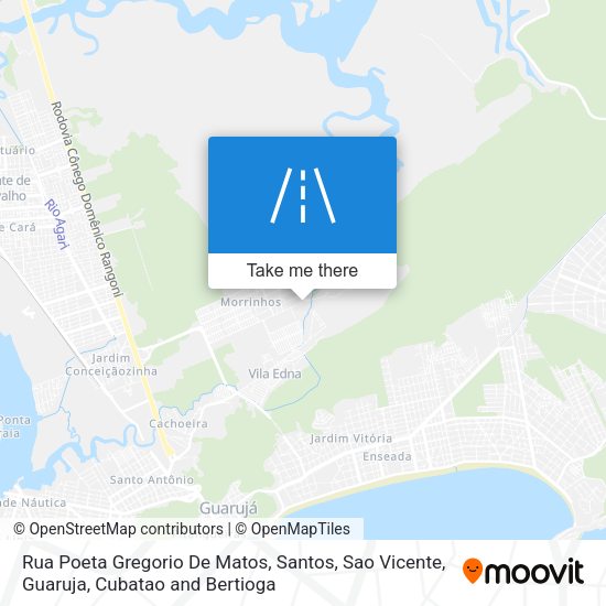 Rua Poeta Gregorio De Matos map
