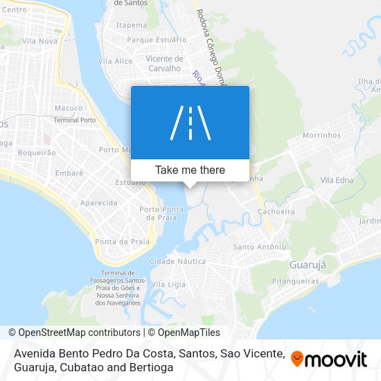 Avenida Bento Pedro Da Costa map