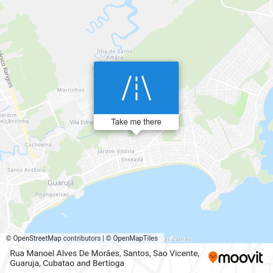 Rua Manoel Alves De Morães map