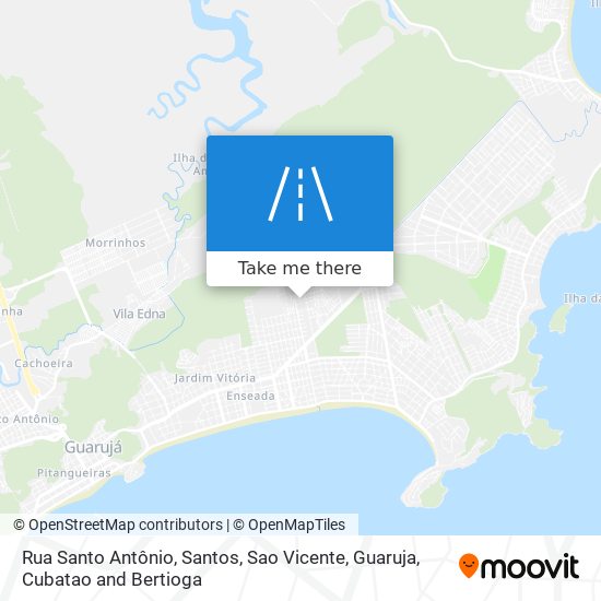 Rua Santo Antônio map