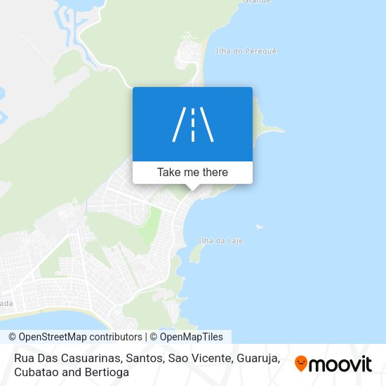Rua Das Casuarinas map