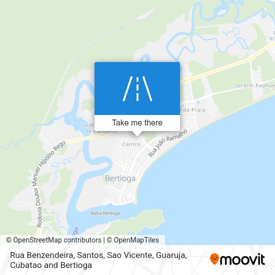 Rua Benzendeira map