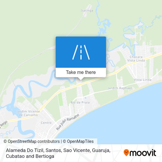 Alameda Do Tizil map