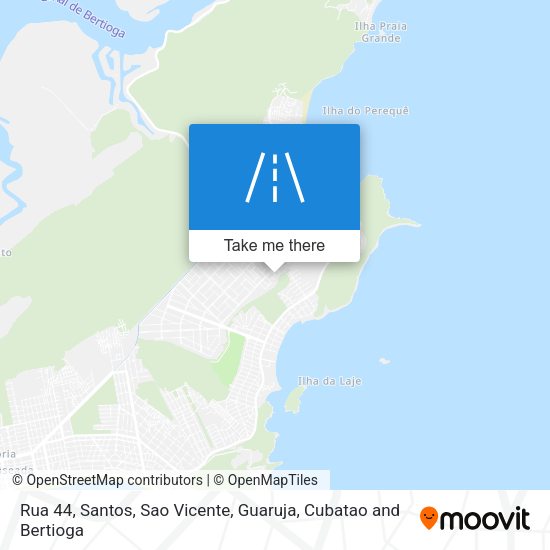 Rua 44 map