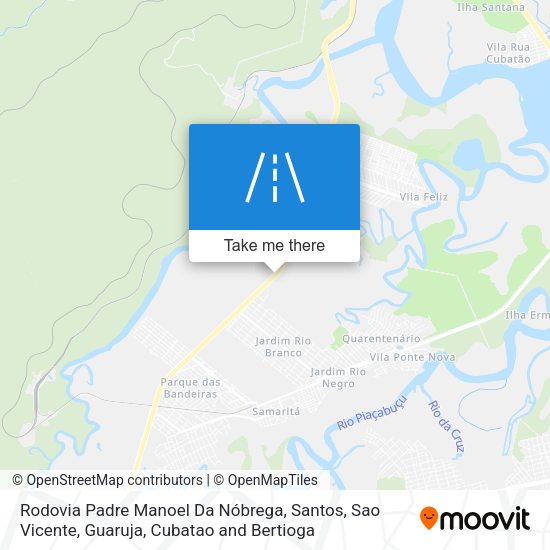 Rodovia Padre Manoel Da Nóbrega map