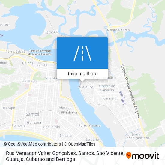 Rua Vereador Valter Gonçalves map