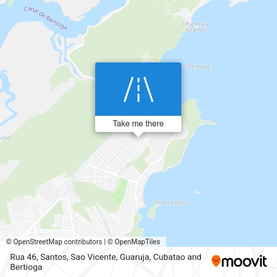 Rua 46 map