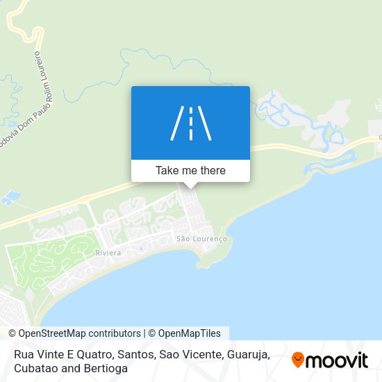 Rua Vinte E Quatro map