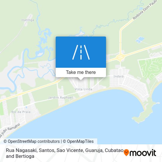 Rua Nagasaki map