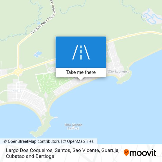 Largo Dos Coqueiros map