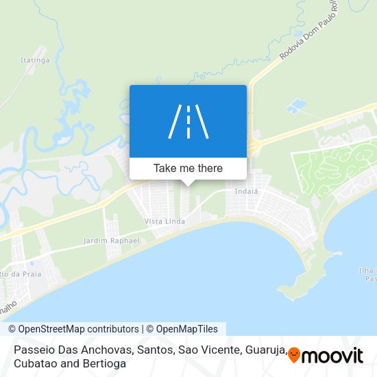 Passeio Das Anchovas map