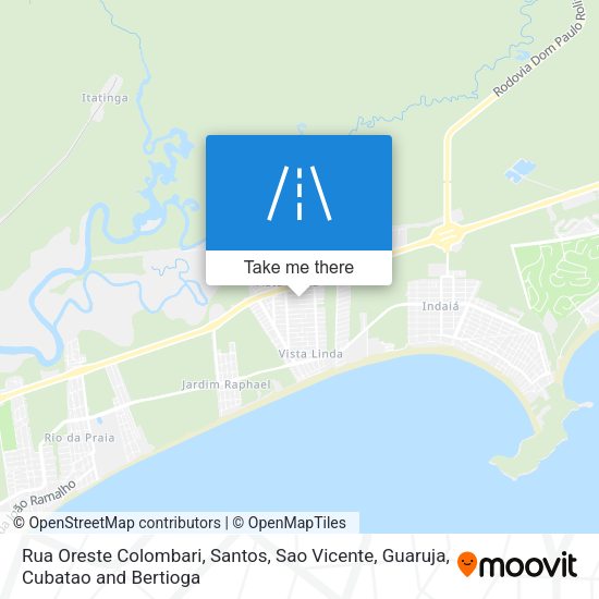 Rua Oreste Colombari map