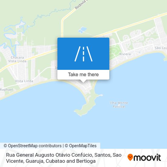 Rua General Augusto Otávio Confúcio map