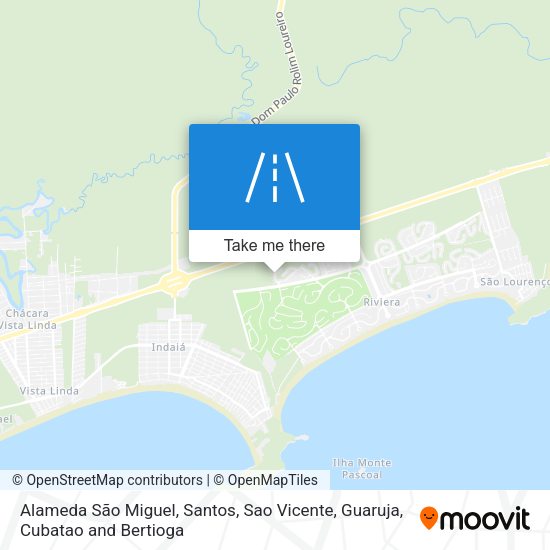 Alameda São Miguel map