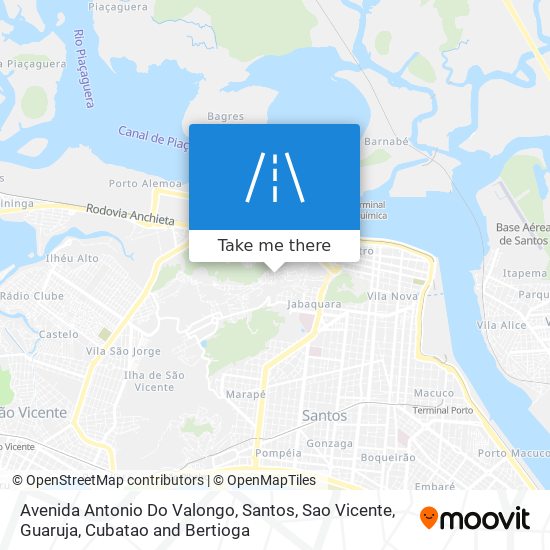 Avenida Antonio Do Valongo map