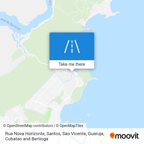 Rua Nova Horizonte map