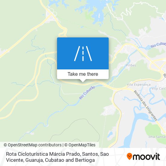 Rota Cicloturística Márcia Prado map