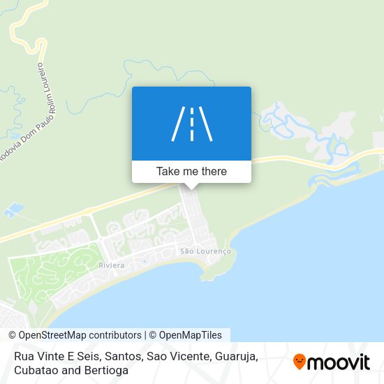 Rua Vinte E Seis map
