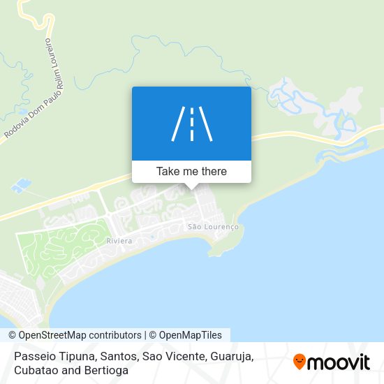 Passeio Tipuna map