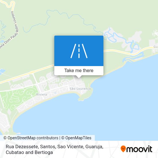 Rua Dezessete map
