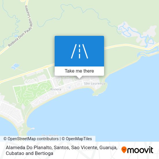 Alameda Do Planalto map