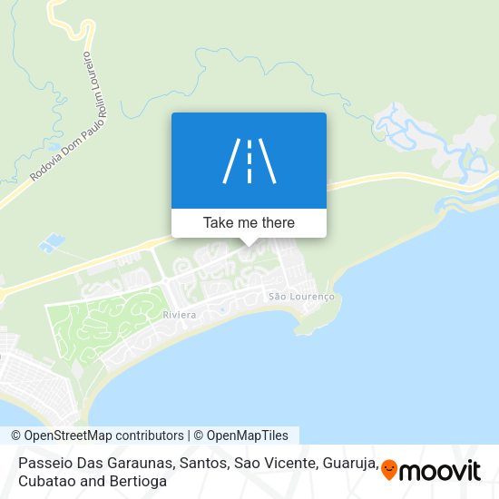 Passeio Das Garaunas map