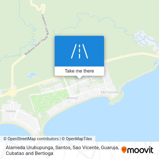 Alameda Urubupunga map