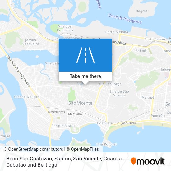 Beco Sao Cristovao map
