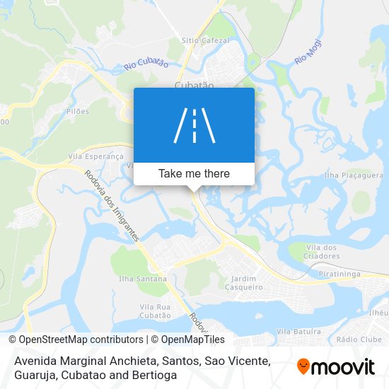 Avenida Marginal Anchieta map