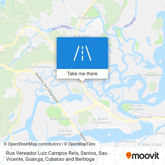 Rua Vereador Luiz Campos Reis map