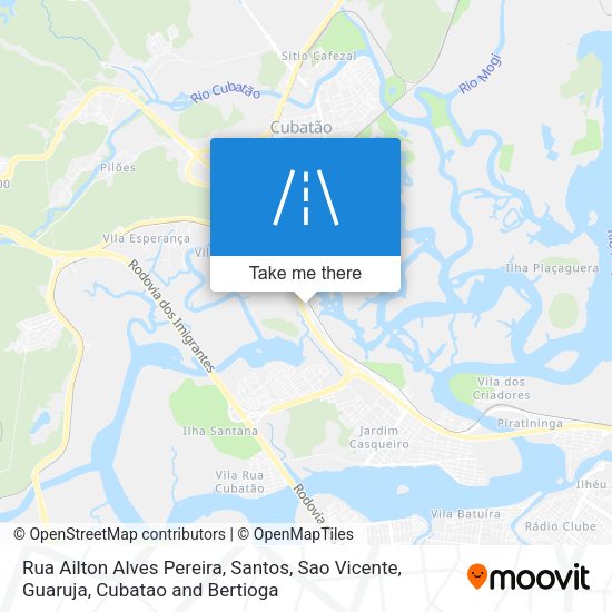 Rua Ailton Alves Pereira map