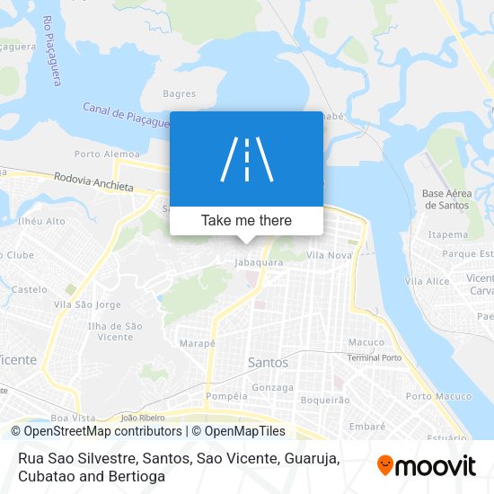 Rua Sao Silvestre map