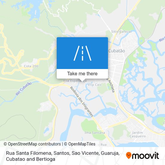 Rua Santa Filomena map