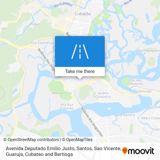 Avenida Deputado Emílio Justo map