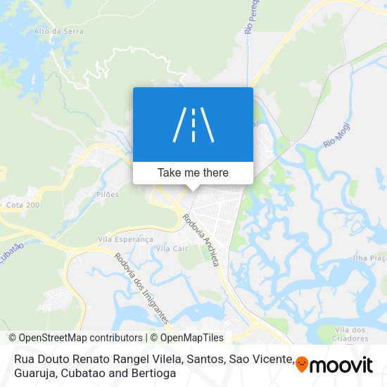 Rua Douto Renato Rangel Vilela map