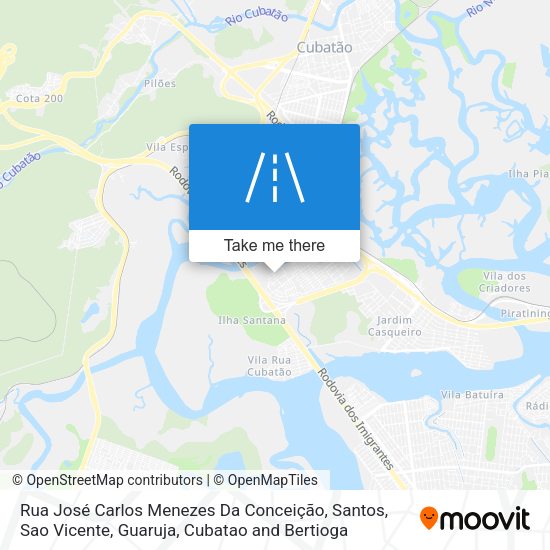 Rua José Carlos Menezes Da Conceição map