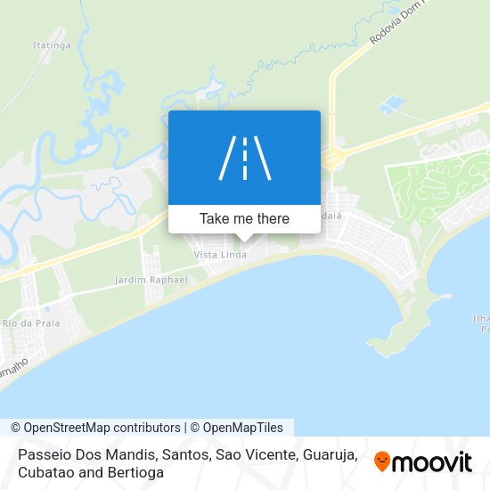 Passeio Dos Mandis map