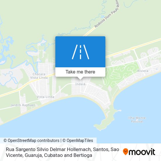 Rua Sargento Silvio Delmar Hollemach map