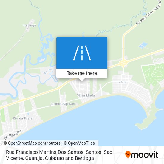 Rua Francisco Martins Dos Santos map