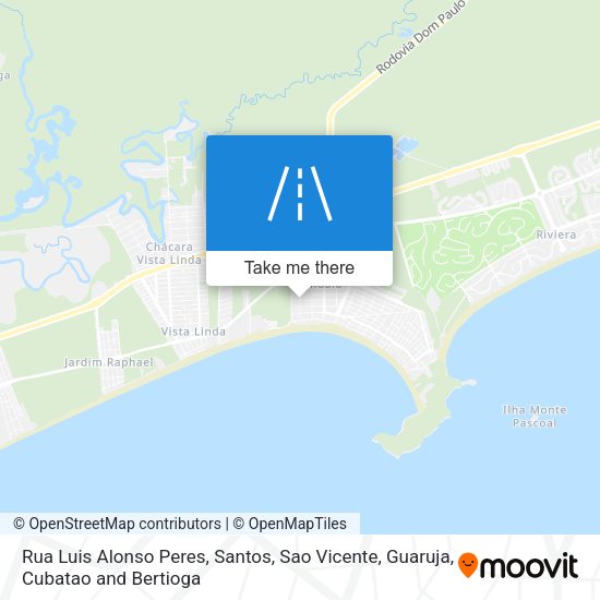Rua Luis Alonso Peres map