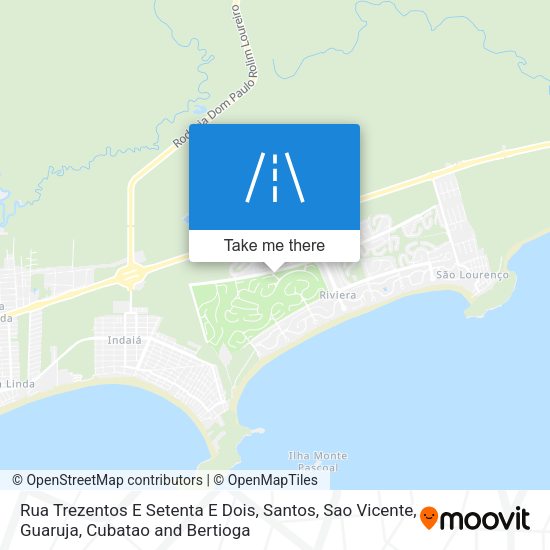 Rua Trezentos E Setenta E Dois map