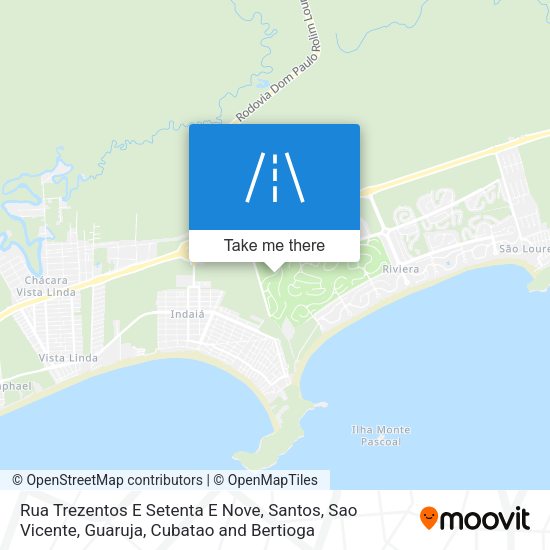 Rua Trezentos E Setenta E Nove map