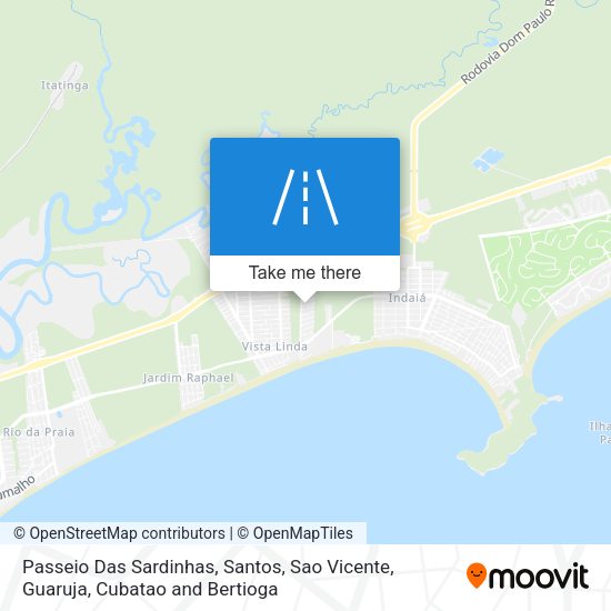 Passeio Das Sardinhas map