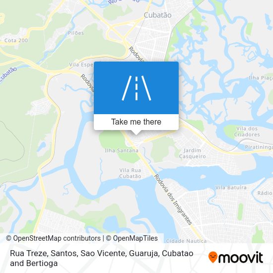 Rua Treze map