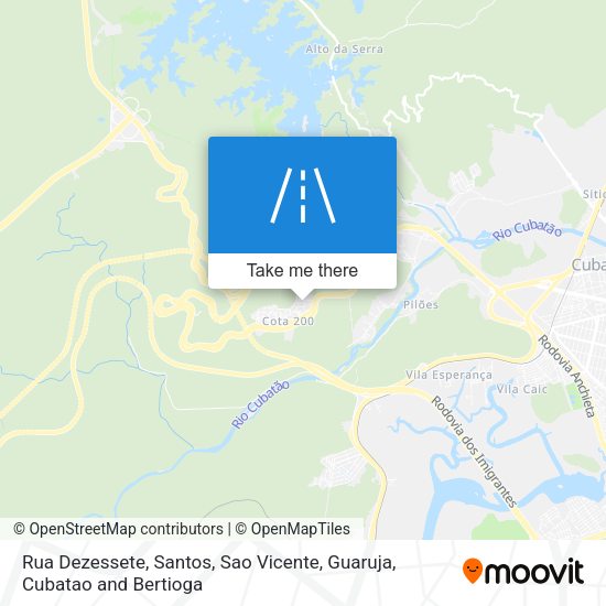 Rua Dezessete map