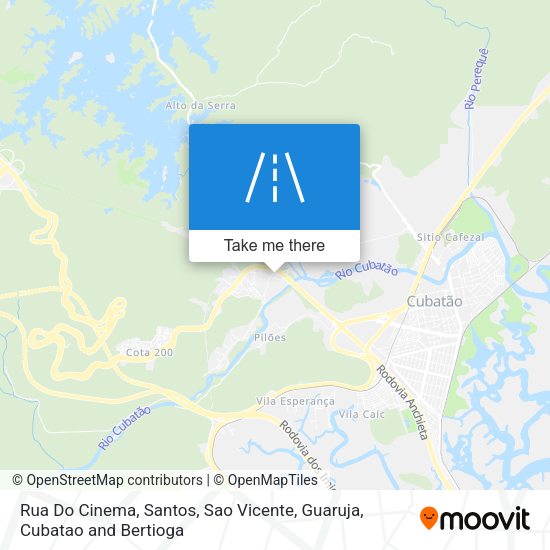 Rua Do Cinema map