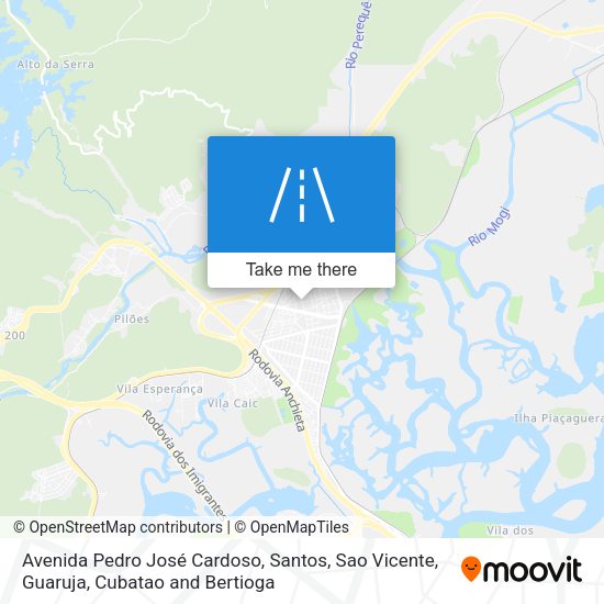 Avenida Pedro José Cardoso map