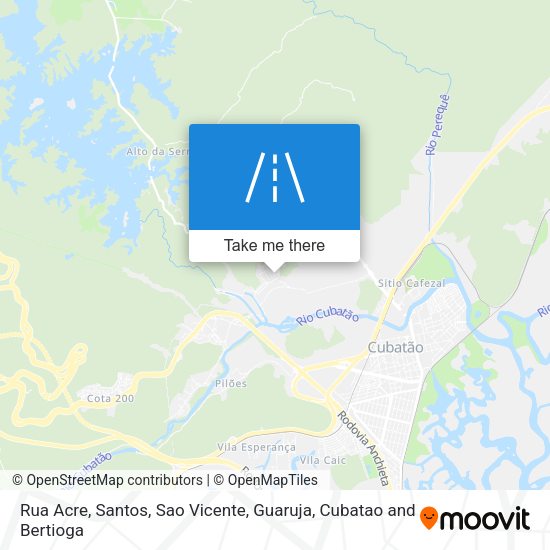 Rua Acre map